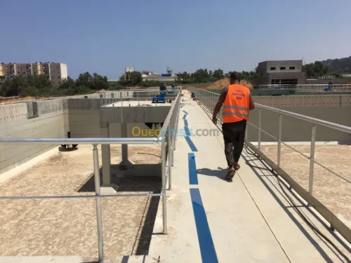 Travaux les gard corps inox et Aluminu