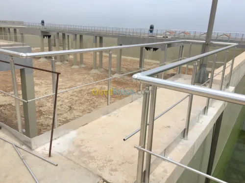 Travaux les gard corps inox et Aluminu