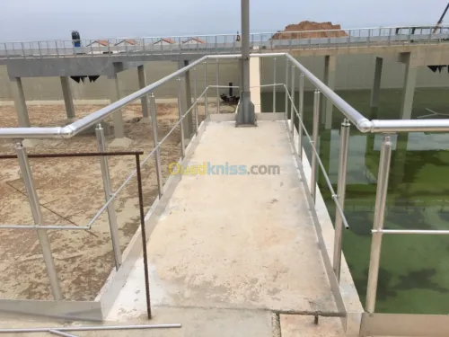 Travaux les gard corps inox et Aluminu