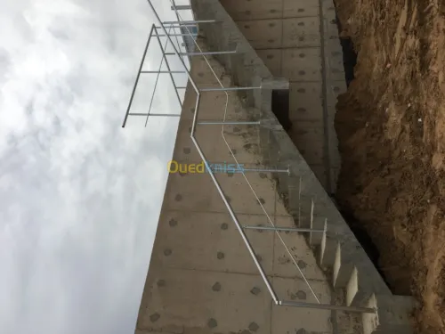 Travaux les gard corps inox et Aluminu
