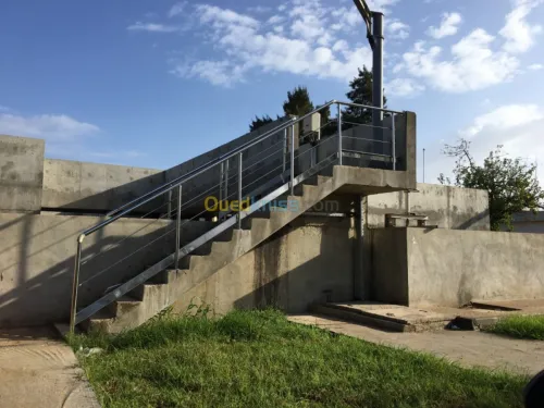Travaux les gard corps inox et Aluminu