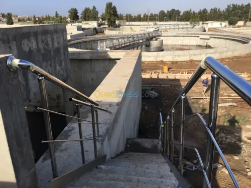 Travaux les gard corps inox et Aluminu