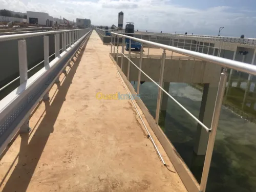 Travaux les gard corps inox et Aluminu
