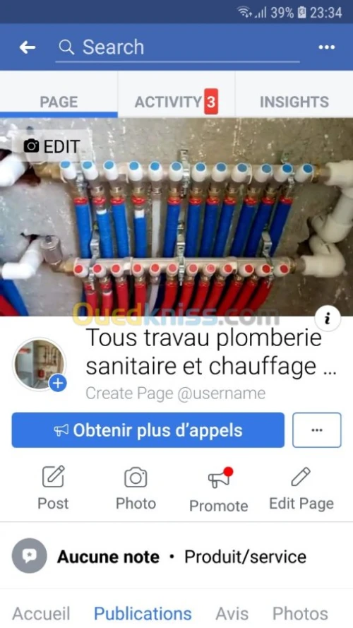 travau plomberie sanitaire et chauffag