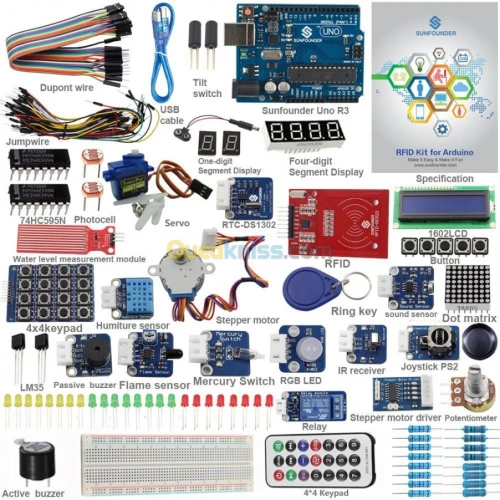 Différents Capteurs et Modules Arduino