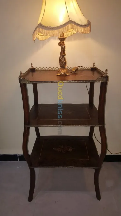 Table Guéridon Napoléan III Marqueteri