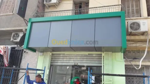 Décoration façades alluco band soudage