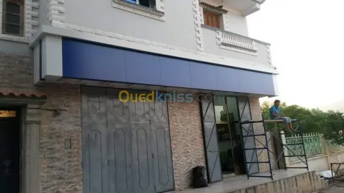 Décoration façades alluco band soudage