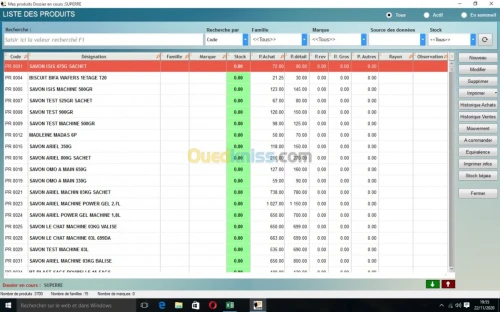 Logiciel gestion commerciale