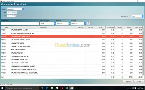 Logiciel gestion commerciale