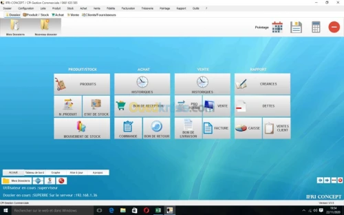 Logiciel gestion commerciale