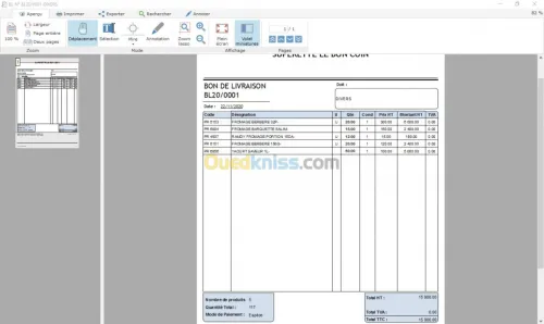 Logiciel gestion commerciale