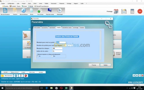 Logiciel gestion commerciale