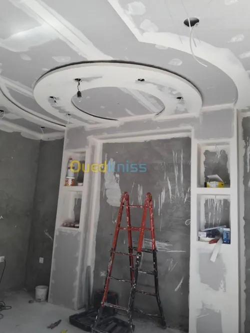 PLACOPLATRE ET PVC ET DEMENTABLE
