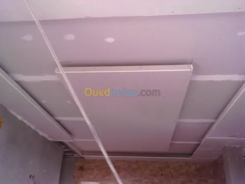 PLACOPLATRE ET PVC ET DEMENTABLE