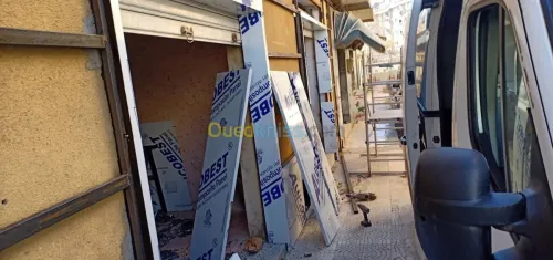 Habillage aluco Forex  mur rideau sabl