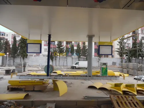 Alucobond station de service