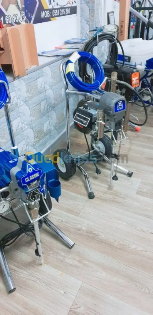 Pompe airless epoxy peinture bâtiment 