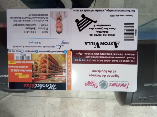 IMPRESSION SUR CARTES EN PVC (Badges)