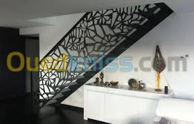 Découpe laser/Décorations tôle et tube