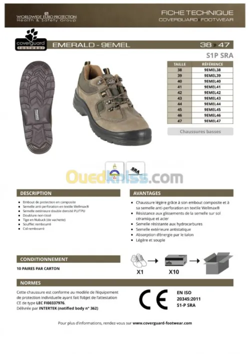 tenues sécurité, chaussures,gant,lunet