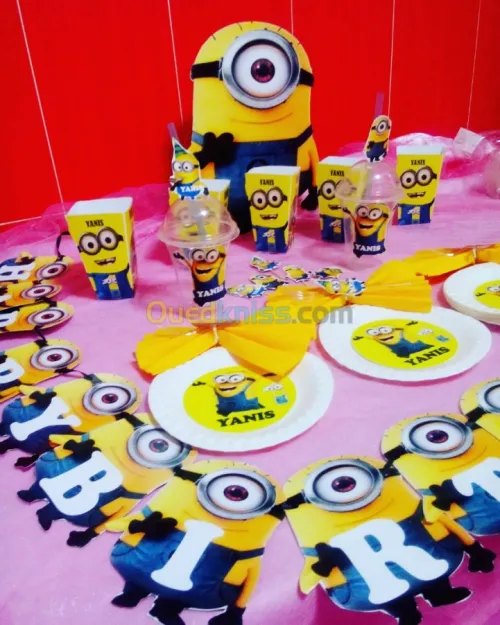 Décoration et buffet d'anniversaire à 