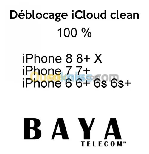 DEBLOCAGE ICLOUD clean 100 % 