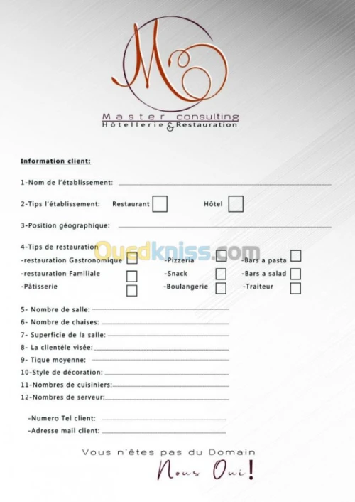 consulting Restauration & Hôtellerie 