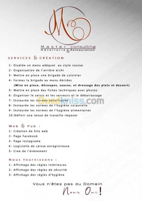 consulting Restauration & Hôtellerie 