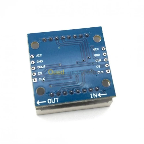 Matrix TM1638 / MAX7219  :1 bit  ET  4  bit Arduino  