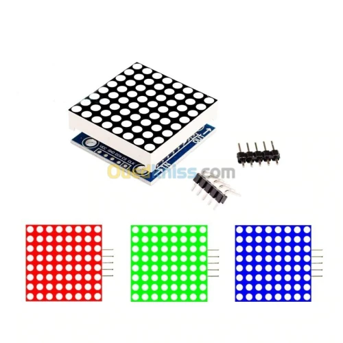 Matrix TM1638 / MAX7219  :1 bit  ET  4  bit Arduino  
