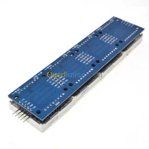 Matrix TM1638 / MAX7219  :1 bit  ET  4  bit Arduino  