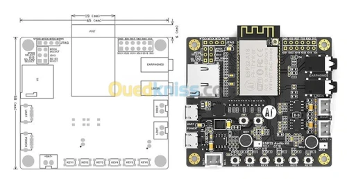 carte ESP32-Audio-Kit ARDUINO