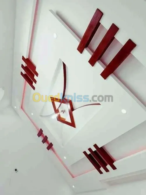 Platre . faux plafond 