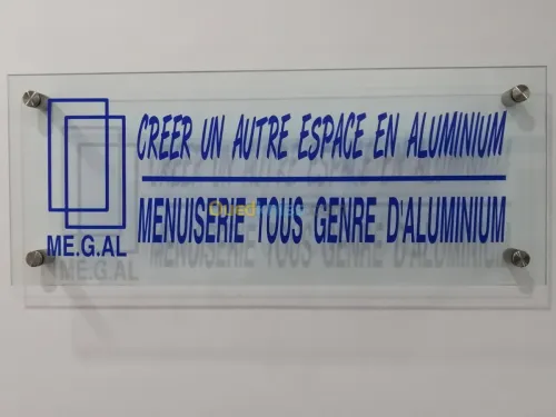 menuiserie tous genre d'aluminium 