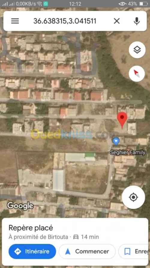 Vente Terrain Alger Birtouta