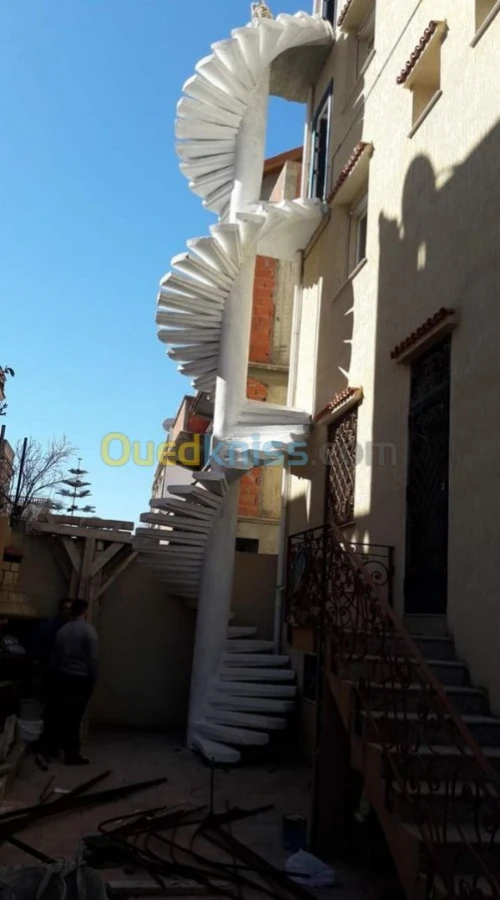 Fabrication Escalier Colimaçon 