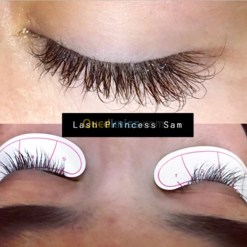 Extensions de cils en soie naturelle 