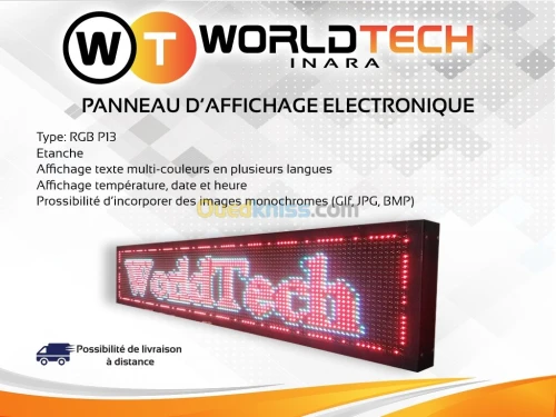 Panneau d'affichage multi-color