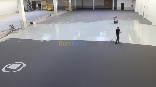 Sol en resine epoxy et polyuréthane 