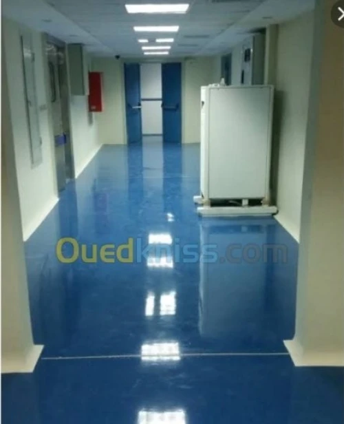 Sol en resine epoxy et polyuréthane 