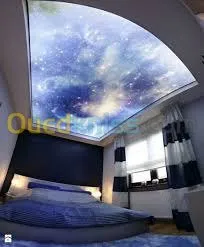 Plafond tendu  pose et fourniture 