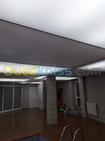  Plafond tendu  pose et fourniture 