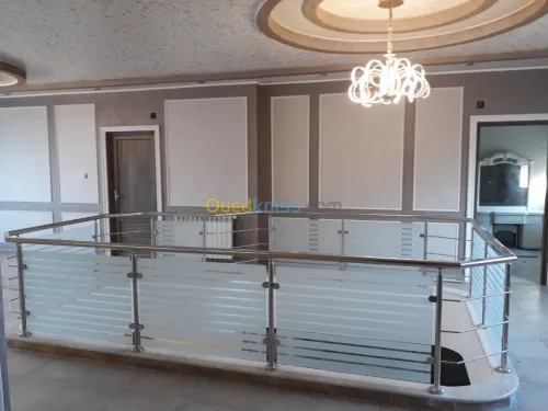 Rampe escalier inox 