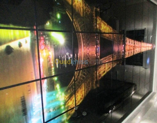 Verre décoré imprimé feuilleté