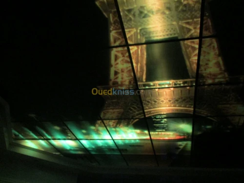 Verre décoré imprimé feuilleté