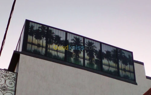 Verre décoré imprimé feuilleté