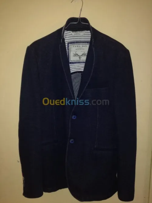 Blazer ZARA Bleu slim