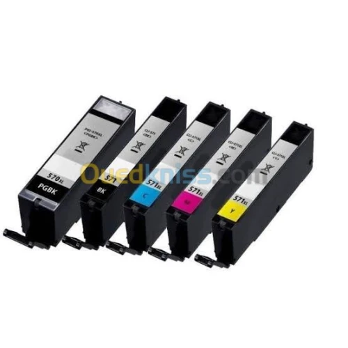 Pack 5 Cartouche Canon 5750 & TS5050