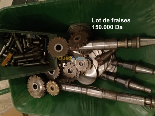 Fraises outils machine 